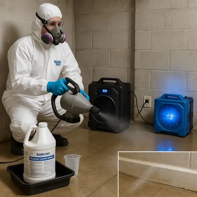 Sanitization and Odor Removal process in Tinton Falls, NJ