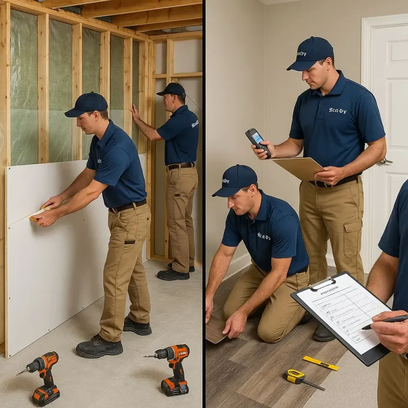 Repairs and Reconstruction process in Tinton Falls, NJ